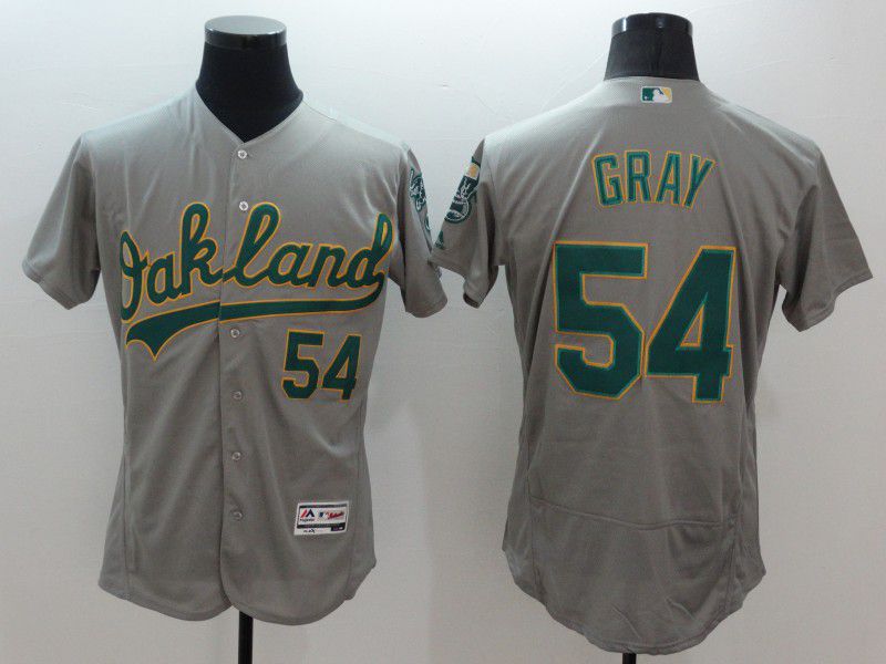 Men Oakland Athletics #54 Gray Grey Elite 2021 MLB Jerseys->seattle mariners->MLB Jersey